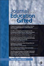 Journal for the education of the gifted