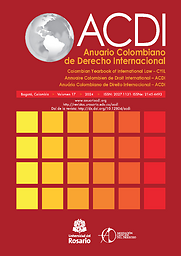 ACDI - Anuario Colombiano de Derecho Internacional