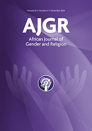 African journal of gender and religion