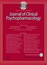 Journal of clinical psychopharmacology