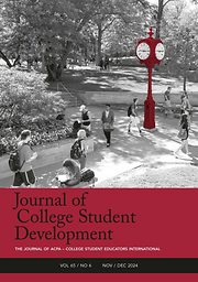 Journal of college student development