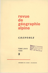 Géologie alpine