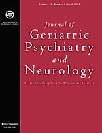 Journal of geriatric psychiatry and neurology