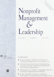 Nonprofit management & leadership