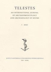Telestes : an international journal of archaeomusicology and archaeology of sound