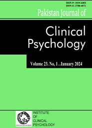 Pakistan journal of clinical psychology