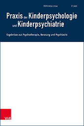 Praxis der Kinderpsychologie und Kinderpsychiatrie