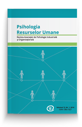 Psihologia resurselor umane = Psychology of human resources journal