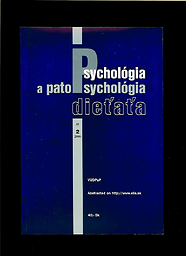 Psychológia a patopsychológia dieťaťa