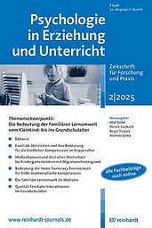 Psychologie in Erziehung und Unterricht