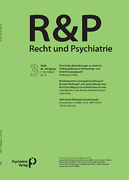 Recht und Psychiatrie