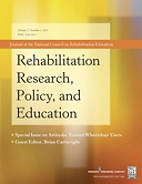 Rehabilitation research, policy, and education