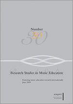 Research studies in music education