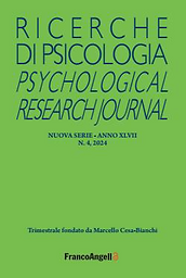 Ricerche di psicologia = Psychological Research Journal