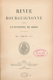 Revue bourguignonne