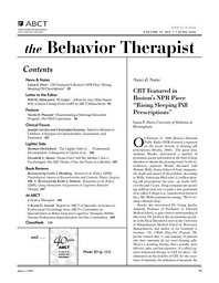 Behavior therapist