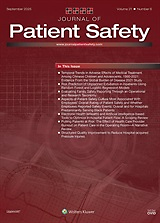 Journal of patient safety