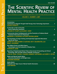 Scientific review of mental health practice