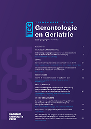 Tijdschrift voor gerontologie en geriatrie