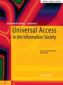 Universal access in the information society