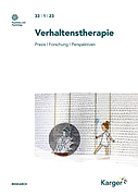 Verhaltenstherapie