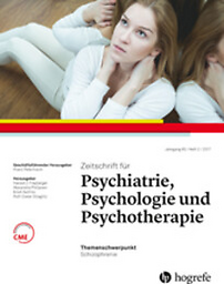 Zeitschrift für Psychiatrie, Psychologie und Psychotherapie