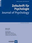 Zeitschrift für Psychologie = Journal of psychology