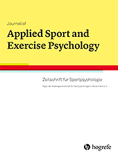 Journal of applied sport and exercise psychology