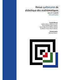 Revue québécoise de didactique des mathématiques
