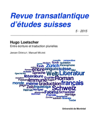 Revue transatlantique d'études suisses