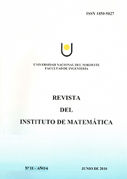 Revista del Instituto de Matemática de la Facultad de Ingeniería