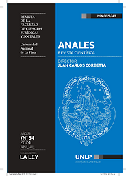 Anales de la Facultad de ciencias jurídicas y sociales de la Universidad nacional de La Plata