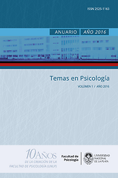 Anuario temas en psicología