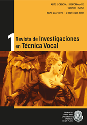 Revista de investigaciones en técnica vocal