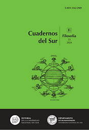 Cuadernos del sur. Filosofía