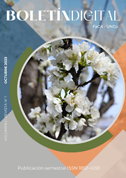 Boletín electrónico de la Facultad de Ciencias Agrarias