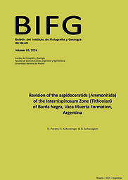 Boletín del Instituto de Fisiografía y Geología