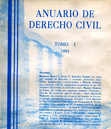 Anuario de derecho civil