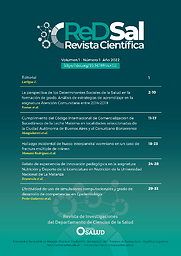 Revista de Investigaciones del Departamento de Ciencias de la Salud