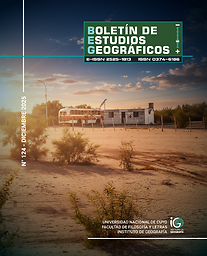 Boletín de estudios geográficos de la Universidad Nacional de Cuyo