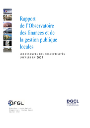 Rapport de l'Observatoire des finances et de la gestion publique locales