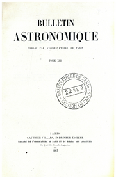 Bulletin astronomique