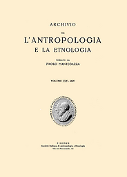 Archivio per l'antropologia e la etnologia