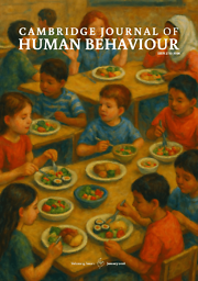Cambridge journal of human behaviour