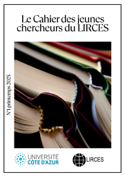Cahier des jeunes chercheurs du LIRCES