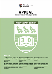 Appeal, review of current law and law reform