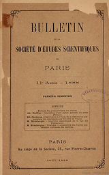 Bulletin de la Société d'études scientifiques de Paris