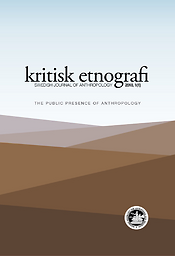 Kritisk etnografi : Swedish Journal of Anthropology