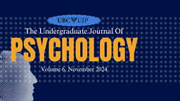 University of British Columbia's undergraduate journal of psychology
