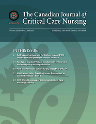 Canadian journal of critical care nursing
